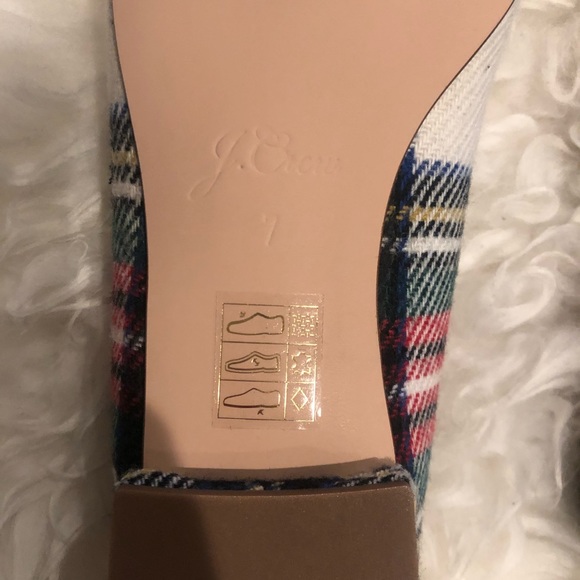 J Crew Pointed-toe flats in snowy Stewart tartan - Picture 5 of 8